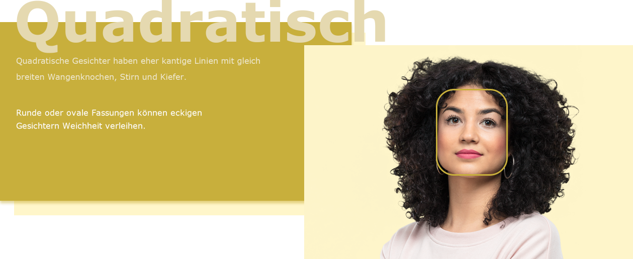 Quadratisch face shape